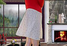 it's odd seeing you here with my sexy legs and heels tempting you