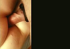 Fat bbw wife in missionary anal with fingering