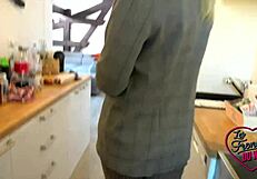 Elisa 26ans, Sexy French Real Estate Agent with Big Tits, Gets Naughty