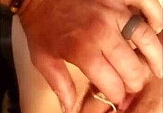 Fat bbw wife in missionary anal with fingering