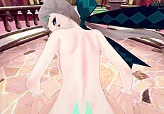 Damn! Lynette Sucks and Bangs Hard in Genshin Impact Scene