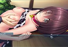 My step mother and sister take virginity in oppaicafe game