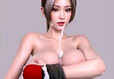 fatal fury mai shiranui cosplay titjob in uncensored hentai