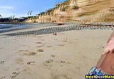 Muscular Gay Jocks Deepthroat and Fuck on Beach!