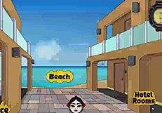 Tourist trap with blowjob and sex in anime hentai