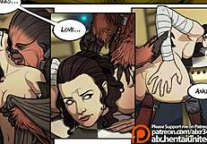 Rey Submits to Her Wookie Master in Bound Bondage Fetish Scene Part 1-2