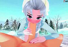 Elsa's Passionate Sucking And Sex In Frozen Fantasy