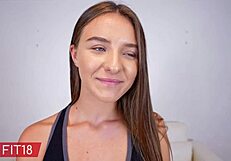 i can't resist sissy moore, 18-year-old ukrainian refugee, fucked hard by agent in yoga pants