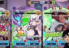 nutaku waifu shop scenes from massage events part 1