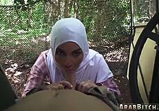 Does the nymph enjoy muslim dick?