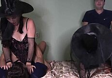 Halloween Witches Orgy Fuck Cum A Lot