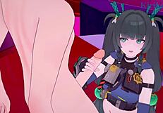 Qingyi aur Burnice White ki Intense Hentai Sex