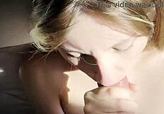 sexy hottie sucking dick and getting a facial cumshot