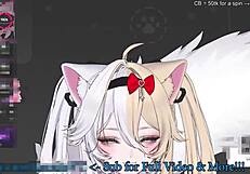 Kanako teased with vibes in spicy 2D catgirl moans