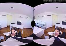 Virtualrealporn com secretary in 3d office scene