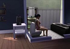 Watch Brunette Masturbate to Redhead Marjorie in Voyeur Comedy!