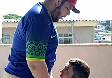 you ever fucked a chubby daddy on a rooftop with the whole neighborhood watching?