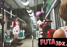 Futa3DX - Get Your Ticket to Ride the Big Dicked Futa Train Now