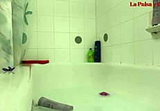 i'm this gorgeous colombian tiktoker with huge natural boobs, touching my wet pussy