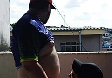 you ever fucked a chubby daddy on a rooftop with the whole neighborhood watching?