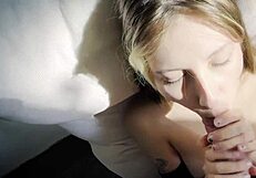 sexy hottie sucking dick and getting a facial cumshot