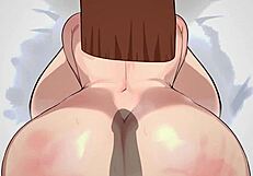 Silly Mabel takes huge black cock in hood scene