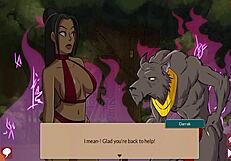 In HG Queens Brothel, A Girl Creates A Fantasy World With Slutty Blowjobs And Group Action.