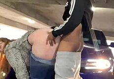 Mia Dior Fucked in Public Parking Garage by Big Cock