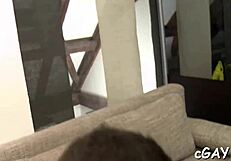 Tough Gay Stud Delivers Wet Blowjob Before Intense Anal