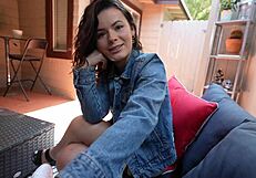 my best friend from school wanted me to fuck her tight asshole for the first time - dharma jones