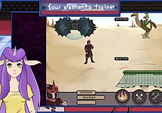 Hey, wanna see Azula showering in Avatar Trainer Part 21?