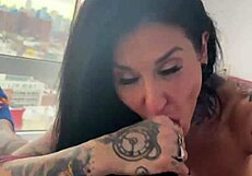 जोआना एंजल कराहती है, उस बीबीसी से मेरी गैंड फक करो और क्रीमपाई दो