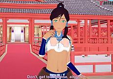 Avatar Korra Gives Perfect Blowjob In Cartoon!