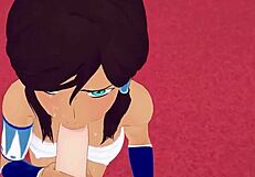 Avatar Korra Gives Perfect Blowjob In Cartoon!