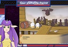 Hey, wanna see Azula showering in Avatar Trainer Part 21?