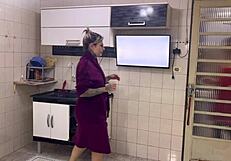 maid hired for daily fucking, naked walking, and ass giving