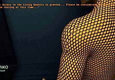 tribulations on the mosaic in anime hentai cartoon