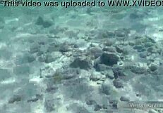 German teen Veronikavonk, you flashing big boobs by the sea?