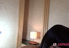 Adorable Japanese Teen Gets POV Creampie Action