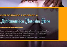 interviewing natasha fiore while she rides monster cock and screams in orgasm