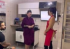 maid hired for daily fucking, naked walking, and ass giving