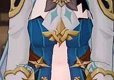 just watching this wild cartoon cum explosion in 3d hentai.