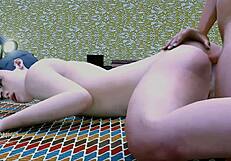 tribulations on the mosaic in anime hentai cartoon