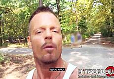 Bodo Bangs Milf Slut Jana Schwarz Hard in Public Park for Hitzefrei Dating