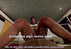 Honey Select 2 3d Latina Gets Wild In Bar Sucking Stranger Cock