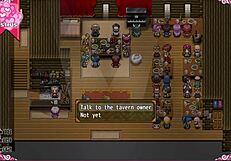 Pregnant witch bruxinha gives to all in hentai game.