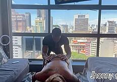 Massagem gostosa na loira luxx with big cock ass tattoo and monster cock