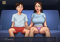 समरटाइम सागा में मुंडी चूत राइडिंग मॉन्स्टर लंड