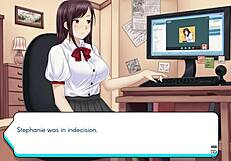 Stephanie and other gamer girls in a fun session