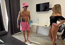 Hentai Slut Humiliated with Deepthroat at Pool Party